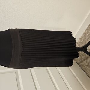 Ann Taylor Black Knee-Length A-Line Skirt
